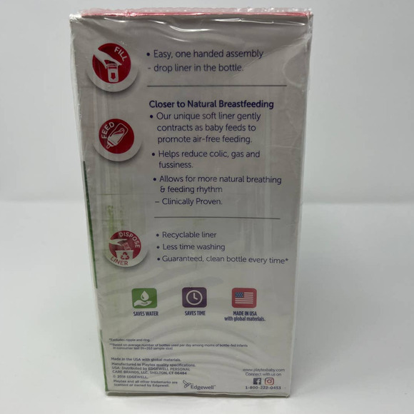 NEW Playtex Baby Drop-ins Liners for Nurser Bottles, 8 oz, 150 ct- SEALED - Picture 4 of 6